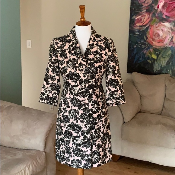 LOFT Jackets & Blazers - Ann Taylor LOFT long floral rose print jacket coat